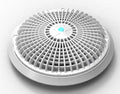 AquaStar 10" Round Star Sumpless Suction Outlet Cover, Universal Adapter Kit and Mud Frame, White | A10RCFR101 by Pool Supply Depot