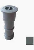 AquaStar 7-1/2" Umbrella Stand w/ Sleeve & Center Cap, Light Gray | US103 by Pool Supply Depot