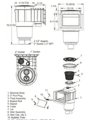 AquaStar Flow Star Water Bonded Skimmer White | SKR15101 - product image 3
