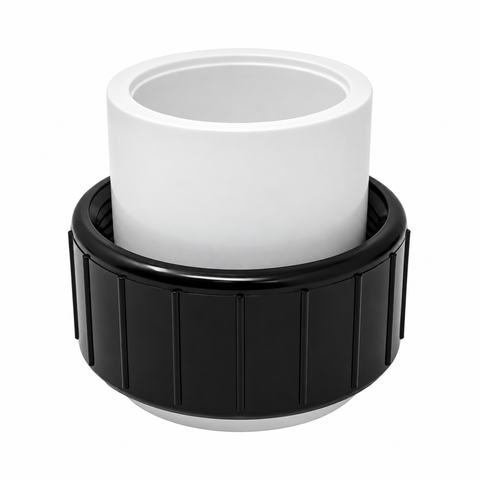 Pentair SuperFlo / SuperMax 1.5" Black Pump Union Kit – 2 Pack | 351157