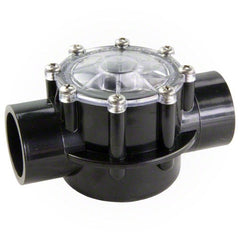 jandy-7235-swing-check-valve-1-5-to-2-inch-main-pool-supply-depot.jpg	Jandy 7235 1-1/2 to 2-inch swing check valve with black housing and clear inspection lid.