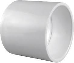 2 in. PVC Schedule 40 S x S Coupling, White (Box of 25) | 429-020L