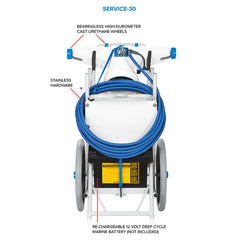 Hammer-Head Service-30 Portable Pool Vacuum | SERVICE-30