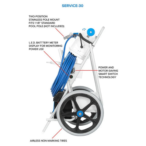 Hammer-Head Service-30 Portable Pool Vacuum | SERVICE-30