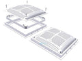 Hayward 12 Inch Dual Pak High Flow Drain Cover White | WG1032HF2PAK2 - product image 2
