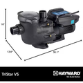 Hayward TriStar Variable Speed Pool Pump 2.7 HP | W3SP3206VSP - product image 5