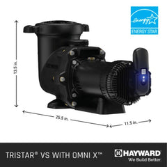 TriStar VS 900 Pump with OmniX 1.85 HP SP32900VSPX1 – view 3