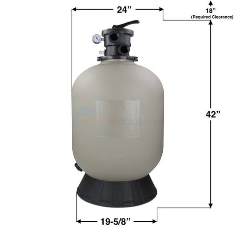 Hayward ProSeries 24" Sand Filter Top Mount | W3S244T