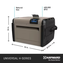 Hayward Universal H-Series Natural Gas Heater 400K BTU | W3H400FDN