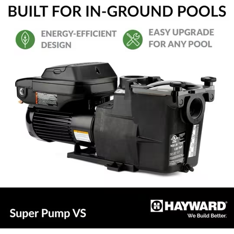 Hayward Super Pump 1.65 HP Pump, Variable Speed, 230V | W3SP2603VSP