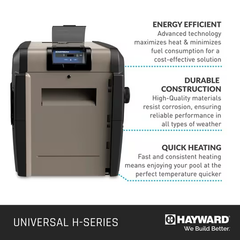 Hayward Universal H-Series Natural Gas Heater 150K BTU | W3H150FDN
