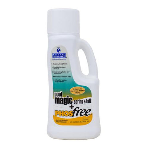 Natural Chemistry Pool Magic + PHOSfree Phosphate Remover, 1 L Bottle | 15141NCM