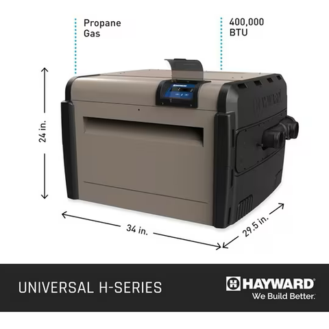 Hayward Universal H-Series Propane Gas Heater 400,000 BTUs | W3H400FDP