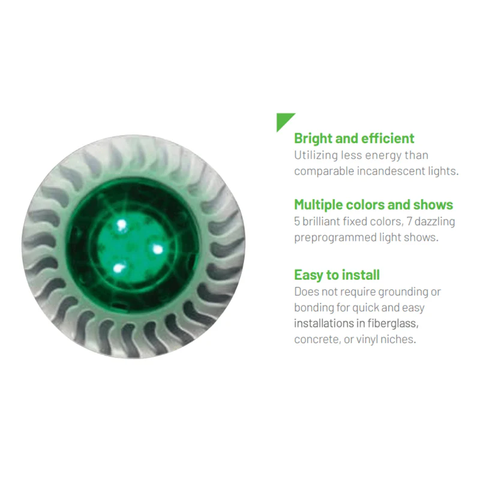 Pentair Globrite, Color, Led Light, 12V, 100FT Cord (New Revision) | 602055