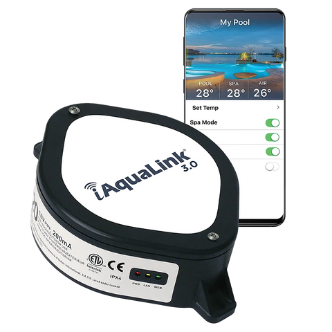 Jandy AquaLink RS P4 Pool only Kit, With iAqualink RS Web-Connect Device | IQ904-P
