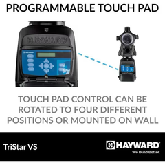 Hayward TriStar 2.7 HP Pool Pump, Variable Speed, 115/230V | W3SP3206VSP