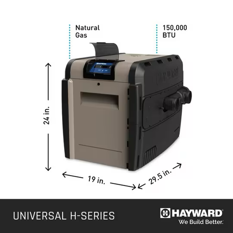 Hayward Universal H-Series Natural Gas Heater 150K BTU | W3H150FDN
