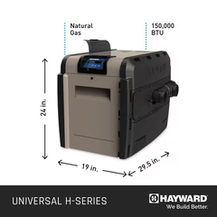 Hayward Universal H-Series Natural Gas Heater 150K BTU | W3H150FDN