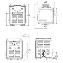 Pentair Mastertemp ASME 400 Heater Propane Gas, 400K BTU | 460776