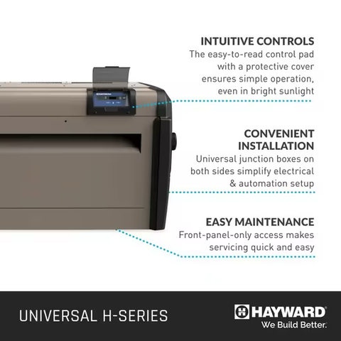 Hayward Universal H-Series Natural Gas Heater 400K BTU | W3H400FDN