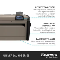 Hayward Universal H-Series Natural Gas Heater 400K BTU | W3H400FDN