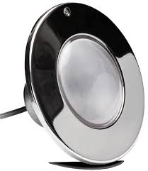 J&J Electronics PureWhite LED Pool Fixture, 4 W(600 W Equiv), 120 V, 4500 Lumens, 6500K, 150' Cord | LPL-S2CW-120-50-P