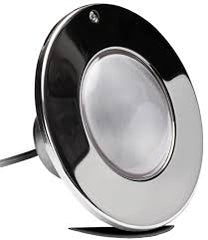 J&J Electronics PureWhite LED Pool Fixture, 4 W(600 W Equiv), 120 V, 4500 Lumens, 6500K, 150' Cord | LPL-S2CW-120-50-P