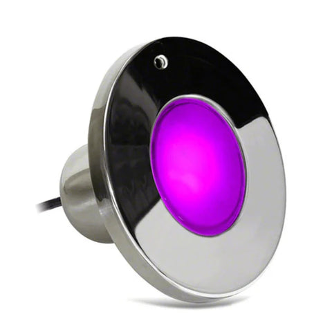J&J Electronics ColorSplash® XG-W 100 LED 120V Polished Spa Light with 100' Cord | 23012