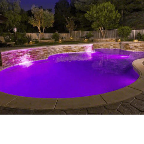 J&J Electronics ColorSplash® XG-W 100 LED 120V Polished Spa Light with 100' Cord | 23012