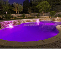 J&J Electronics ColorSplash® XG-W 100 LED 120V Polished Spa Light with 100' Cord | 23012