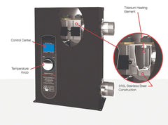 Raypak Digital E3T Electric Pool & Spa Heater, 27kW (≈92,128 BTU/hr), 240V Single Phase | 100-10000666