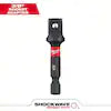 SHOCKWAVE Impact Duty 1/4 in. x 3/8 in. Alloy Steel Square Socket Adapter by Pool Supply Depot