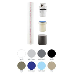 Pentair A&A White G4V Complete Head with Riser | 221001