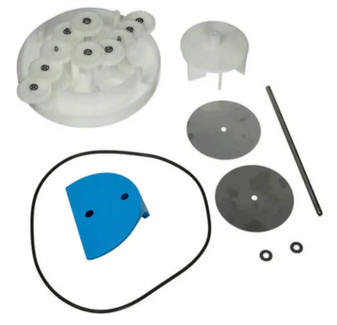 Pentair A&A 2" Low Profile In-Floor Complete 6-Port T-Valve Rebuild Gear Kit | 230069 & 582928