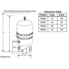 Pentair FNS Plus 36 sq ft DE Filter | EC-180007