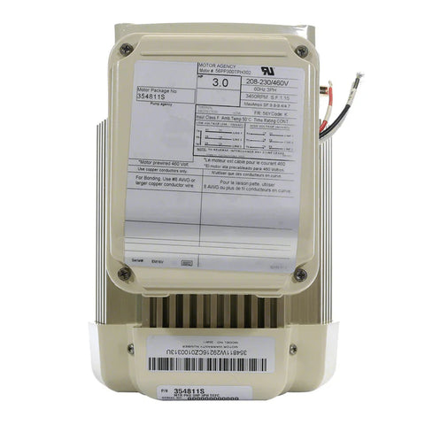 Pentair Whisperflo XF Pump Motor, 3 HP, 208-230-460 V, Three Phase | 354811S