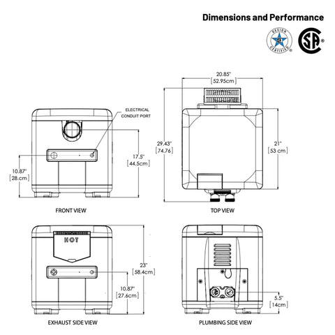 Pentair MasterTemp 125 1-1/2 in. Plumbing connection, 125K BTU, 120/240 VAC | 461058