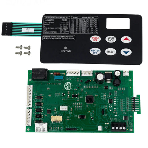Pentair MasterTemp/Max-E-Therm Control PCBA Membrane Pad Replacement Kit (New Version) | 461105