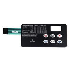 Pentair Mastertemp Max-E-Therm 6-Button Membrane Pad Kit | 461106
