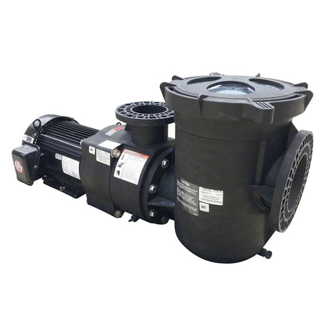 Pentair EQ Series Commercial Plastic Pool Pump, 7.5 HP, 230 V, Single Phase, with Strainer | 340032