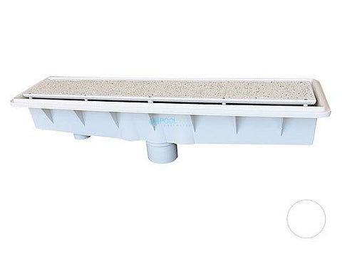 Pentair A&A AVSC single pebble top channel drain white 288101
