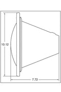 Pentair EC-602128. Amerlite Light With SS Face Rings. 500W 120V 50ft. by Pool Supply Depot LLC