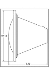 Pentair EC-602128. Amerlite Light With SS Face Rings. 500W 120V 50ft. by Pool Supply Depot LLC