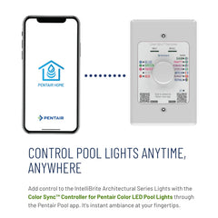 50' 12V 500W White Pool Intellibrite Architectural Series Light | 602140