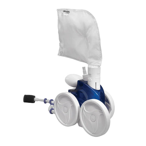Polaris Vac-Sweep 380 In-Ground Pool Cleaner, Classic White, 31' Hose, All-Wheel Belt Drive, Single Chamber Zipper Bag | F3
