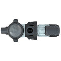 Top view of the Hayward HCP30503 commercial pool pump, showing the clear strainer lid, outlet and motor.
