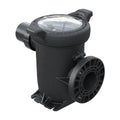 Detached strainer housing and clear lid for the Hayward HCP30503 HCP 3000 Series commercial pool pump.