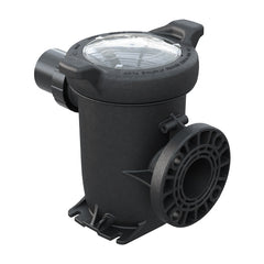 Detached strainer housing and clear lid for the Hayward HCP30503 HCP 3000 Series commercial pool pump.