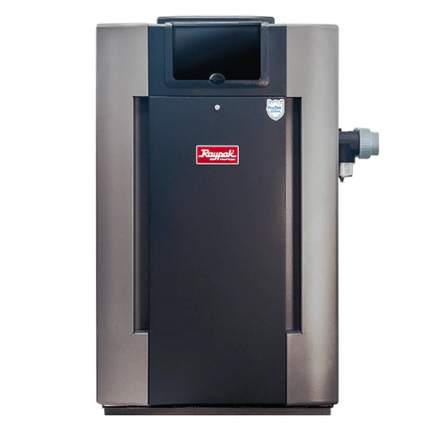 Raypak P-R206A-EN-X #51 Digital Natural Gas Heater, 180K BTU, Cupro-Nickel Exchanger, 200 lbs, ProTek Shield Module | 014938