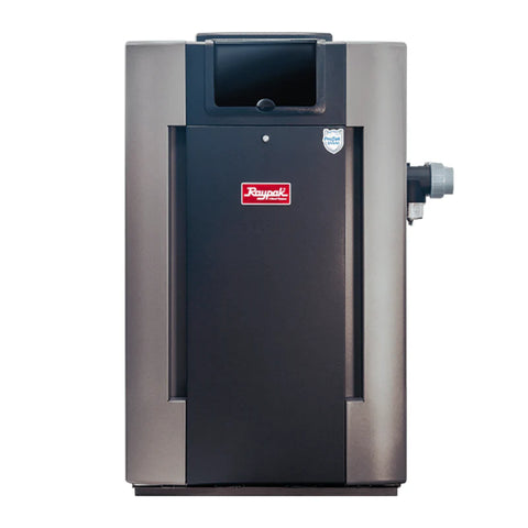 Raypak 017708 B-R407A-EN-C Digital Low NOx ASME Natural Gas Heater | 399K BTU, Copper, Bronze Headers